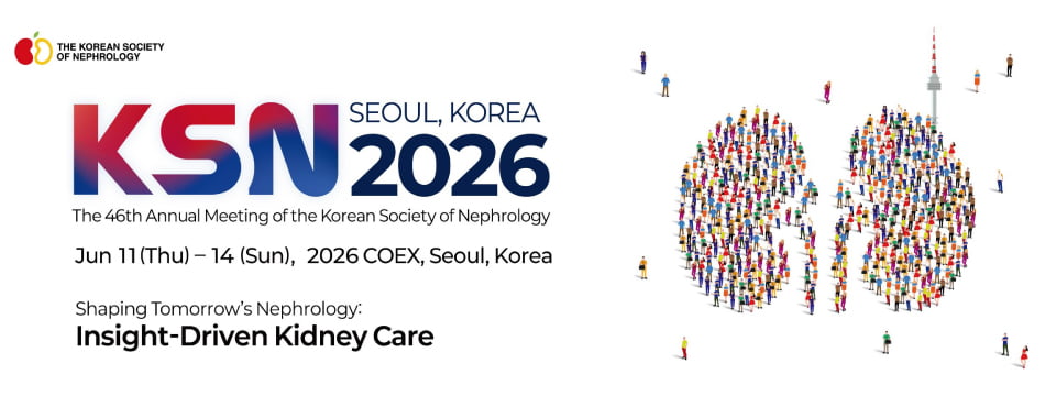 46th Annual Meeting of the Korean Society of Nephrology (KSN 2026) Banner